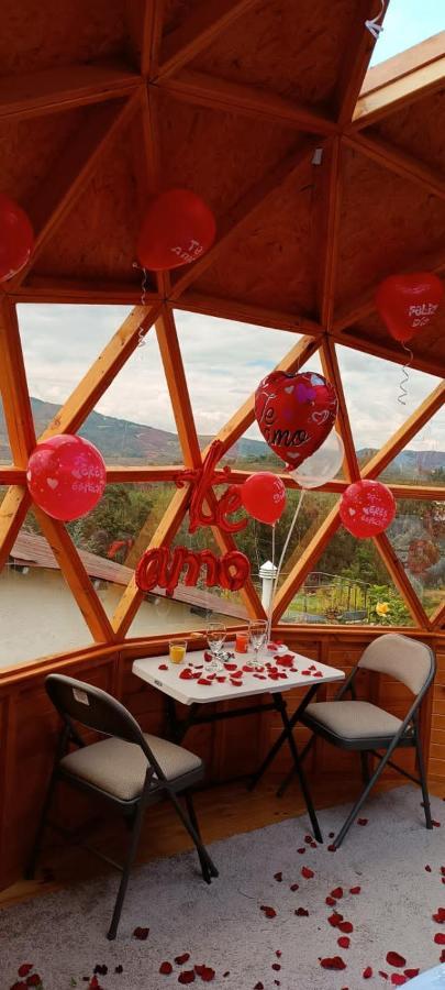 Bed and Breakfast Benigno Mirador Guatavita Exterior foto